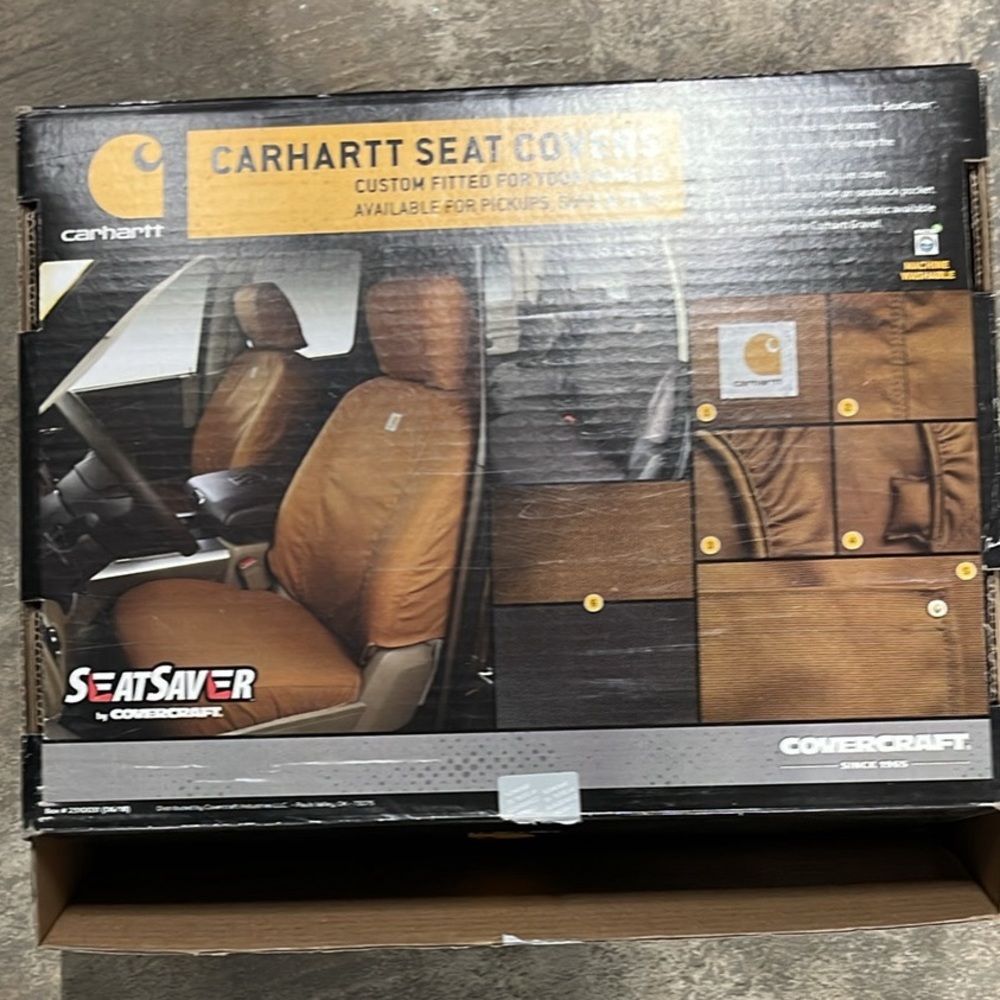 NEW IN BOX - Carhartt SUV Seat and Headrest Covers